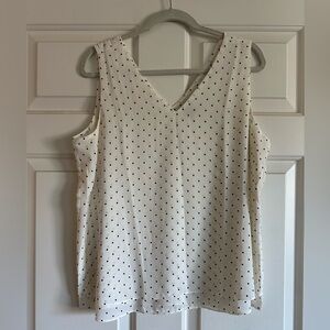Ann Taylor polka dot blouse